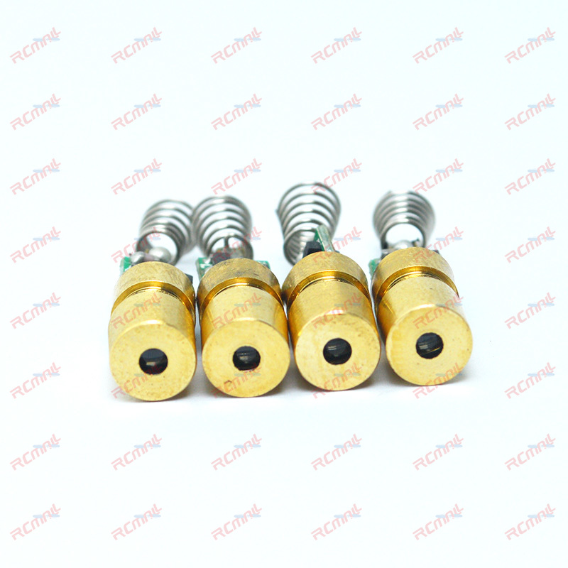 Diode Laser Module - 20 ชิ้นสีแดงมินิสปริงเลเซอร์ดอทไดโอดโมดูลหัว 650 นาโนเมตร 5 มิลลิวัตต์