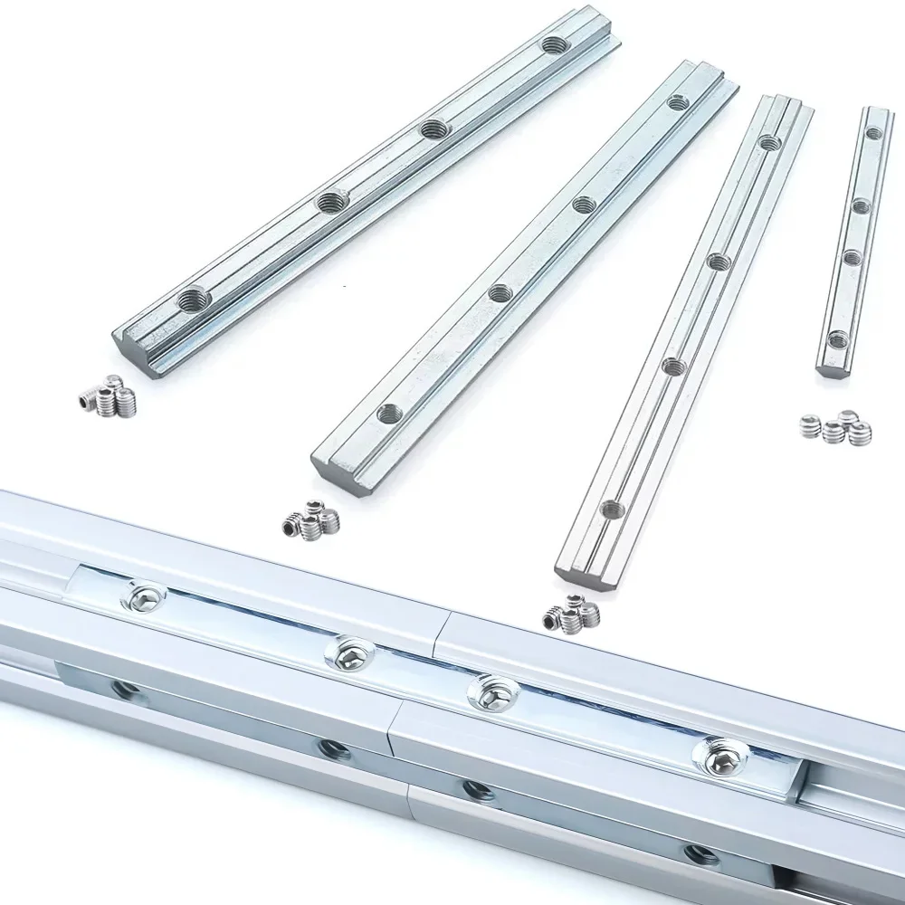 Aluminum T-Slot Profile - 4Pcs V-Slot T-Slot Joiner 180 องศาตรงภายในอุปกรณ์เชื่อมต่อสําหรับ