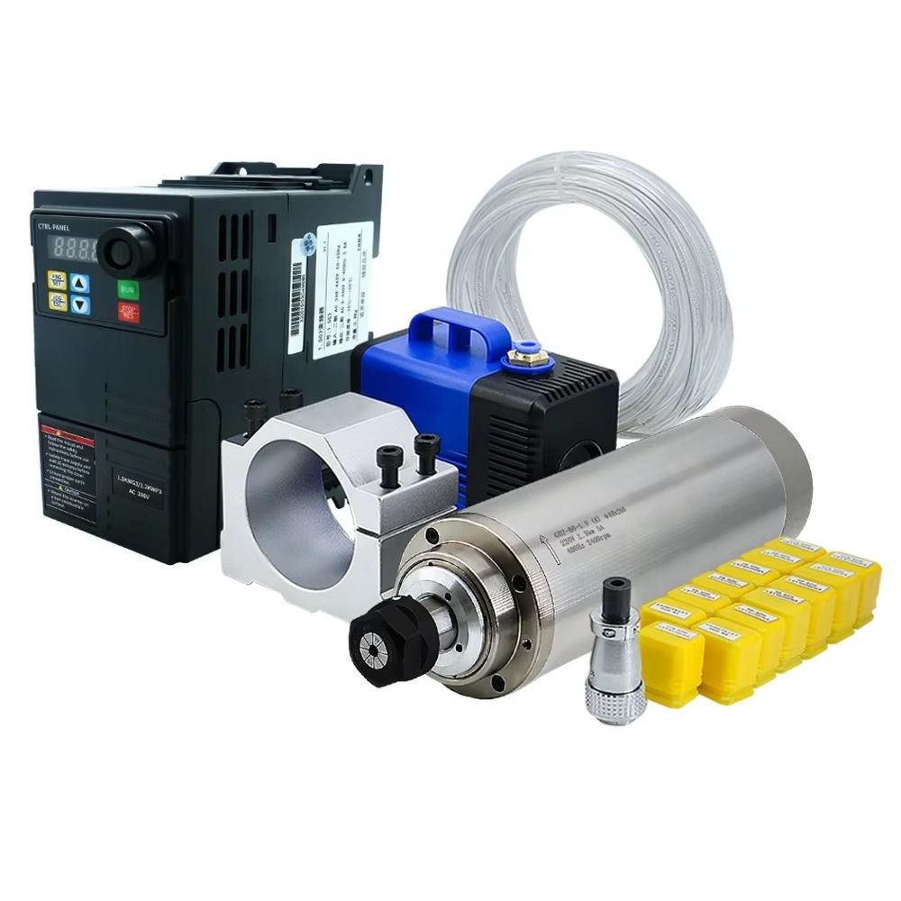 Cnc Spindle Motor - มอเตอร์แกนหมุน 220V ER20 2.2kw 80 มม.