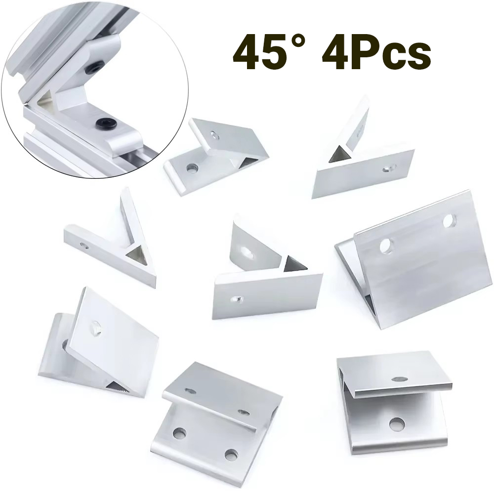 Aluminum T-Slot Profile - 4 ชิ้น 45 องศามุมมุม 2020 3030