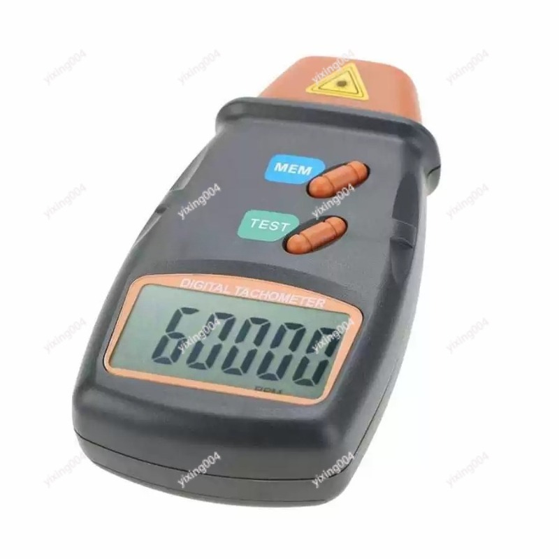 Industrial Laser Tachometer - เครื่องวัดความเร็วแบบดิจิตอลด้วยเลเซอร์, เครื่องวัดความเร็วรอบแบบพกพาแบบไม่สัมผัสสำหรับการตรวจจับความเร็วในอุตสาหกรรม