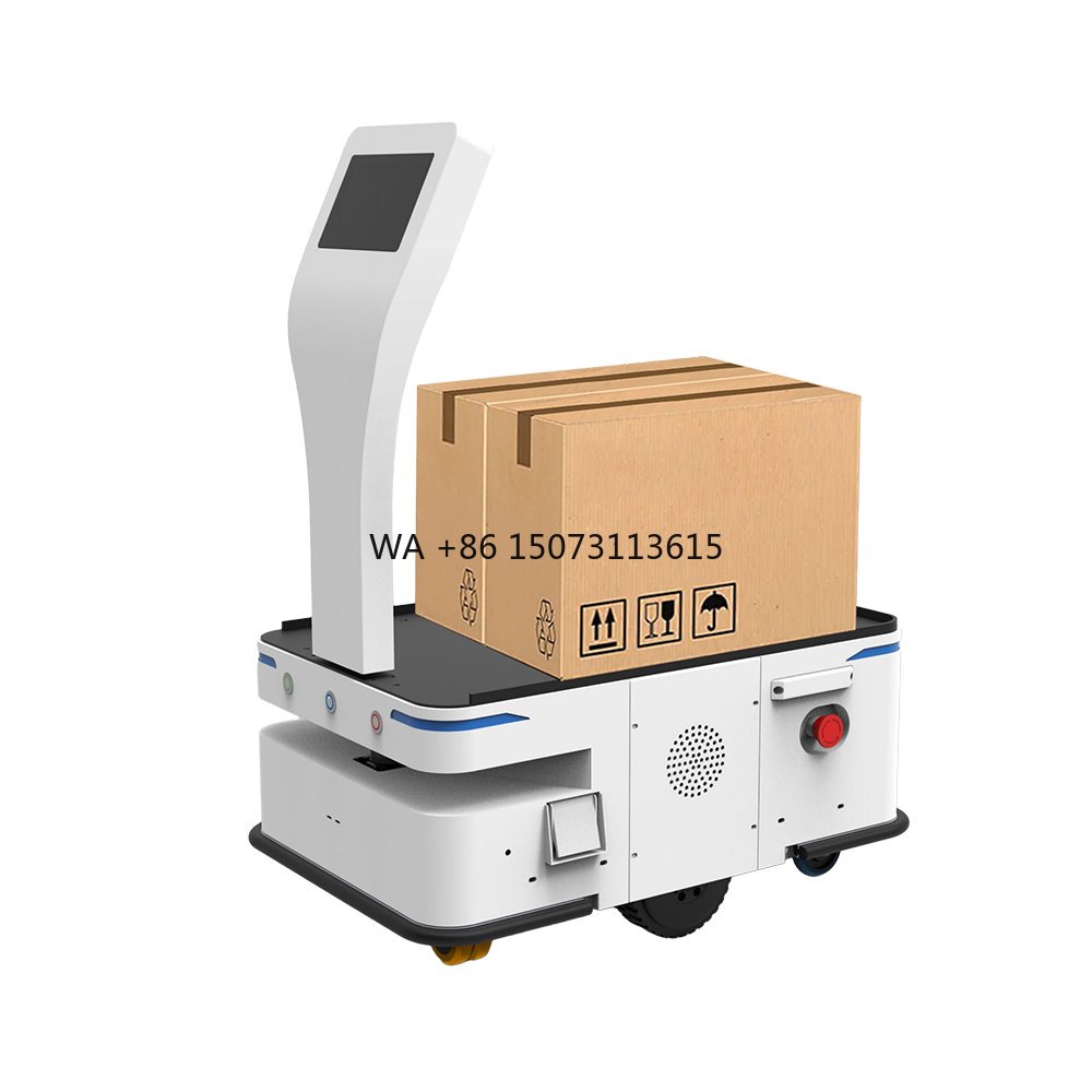 Industrial Laser Guide - หุ่นยนต์เคลื่อนที่ AGV แบบนำทางด้วยเลเซอร์ MDBOT อายุการใช้งานแบตเตอรี่ยาวนาน รับน้ำหนักได้