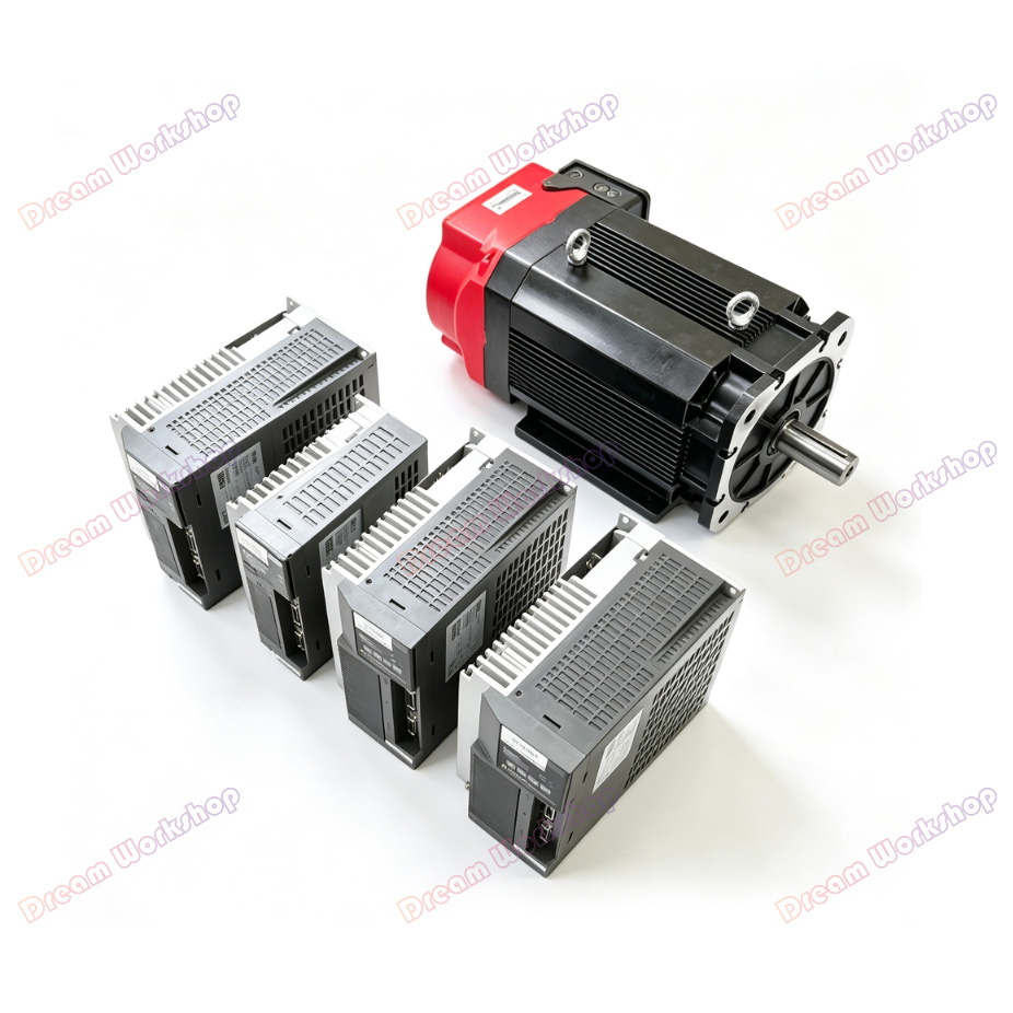 Cnc Spindle Motor - มอเตอร์เซอร์โวแบบอะซิงโครนัสแรงบิดสูง 2.2KW 1.5KW พร้อมไดรเวอร์ AC 380V