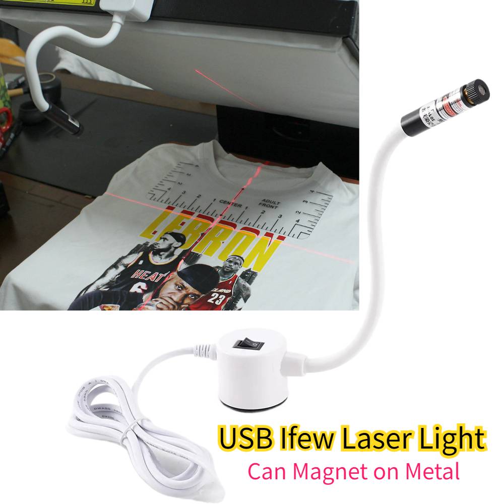 Industrial Laser Welding - อุปกรณ์เสริม DTF ชุดแม่เหล็กเลเซอร์พอยเตอร์แบบ USB สำหรับยึดตำแหน่ง ชุดเครื่องมือกำหนดตำแหน่ง