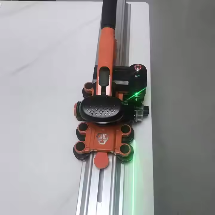 Industrial Laser Guide - เครื่องตัดกระเบื้องแบบแมนนวลขนาดใหญ่ 3.8 เมตร พร้อมรางนำทาง สำหรับกระเบื้องเซรามิก พอร์ซเลน