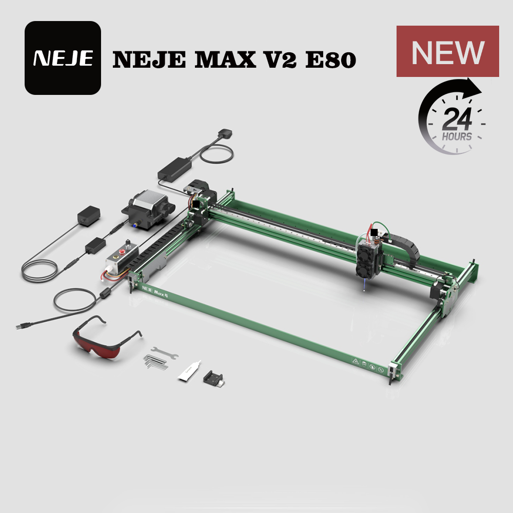 Industrial Laser Engraver For Wood - เครื่องแกะสลักเลเซอร์ NEJE MAX V2 E80 80W
