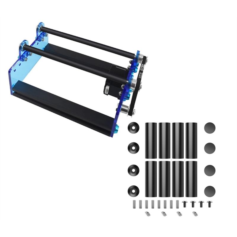 Rotary Axis Laser Engraver - B17C สำหรับการแกะสลักวัตถุทรงกระบอก โมดูลแกะสลักด้วยเลเซอร์แบบลูกกลิ้งแกน Y สำหรับแกะสลักกระป๋อง เครื่องมือ
