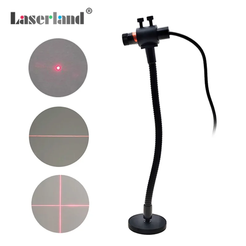 Industrial Laser Welding - อุปกรณ์เย็บผ้า คู่มือการเย็บผ้าควิลท์ โมดูลเส้นเลเซอร์กำหนดตำแหน่งแบบไขว้ พร้อมฐานแม่เหล็ก เชื่อมต่อผ่าน USB
