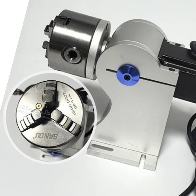 Rotary Axis Laser Engraver - แกนหมุน D80 80 มม. รุ่นใหม่ พร้อมมอเตอร์