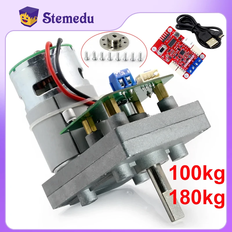 Servo Motor Cnc - 12V 100 กก.150 กกแรงบิดขนาดใหญ่ RS485 หุ่นยนต์