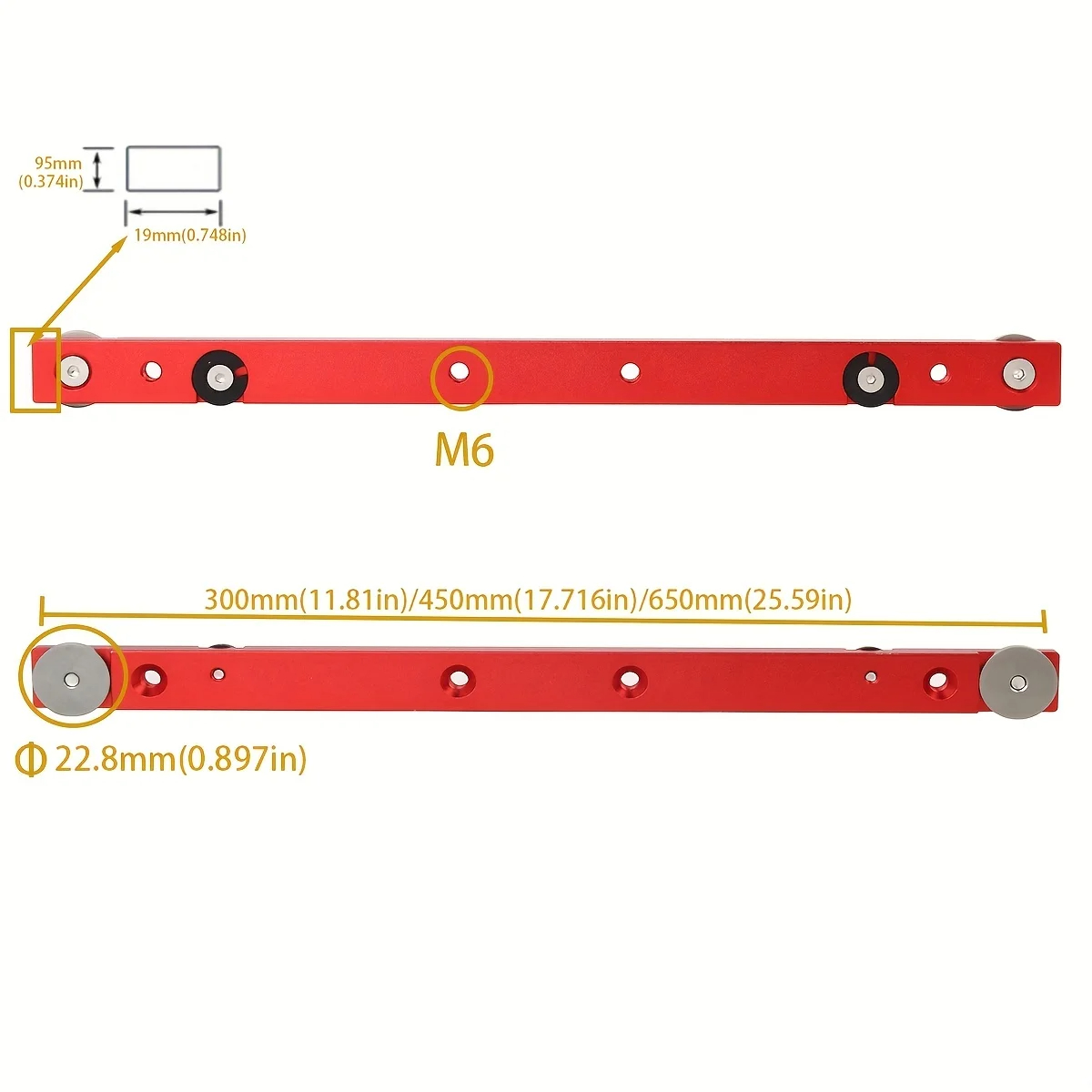 1 PC T-Tracks SLOT Miter Bar S - Aluminum T-Slot Profile บทวิจารณ์และราคา