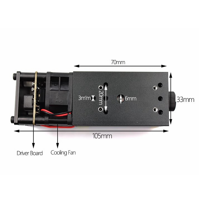 โมดูลเลเซอร์ไดโอดแบบปรับโฟกัสไ - Diode Laser Module บทวิจารณ์และราคา