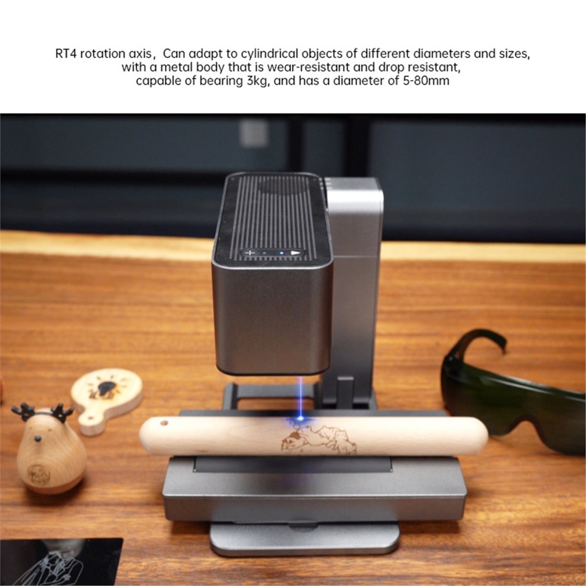 R4 โรตารี่สำหรับ MR.CARVE C1 5 - Rotary Axis Laser Engraver บทวิจารณ์และราคา