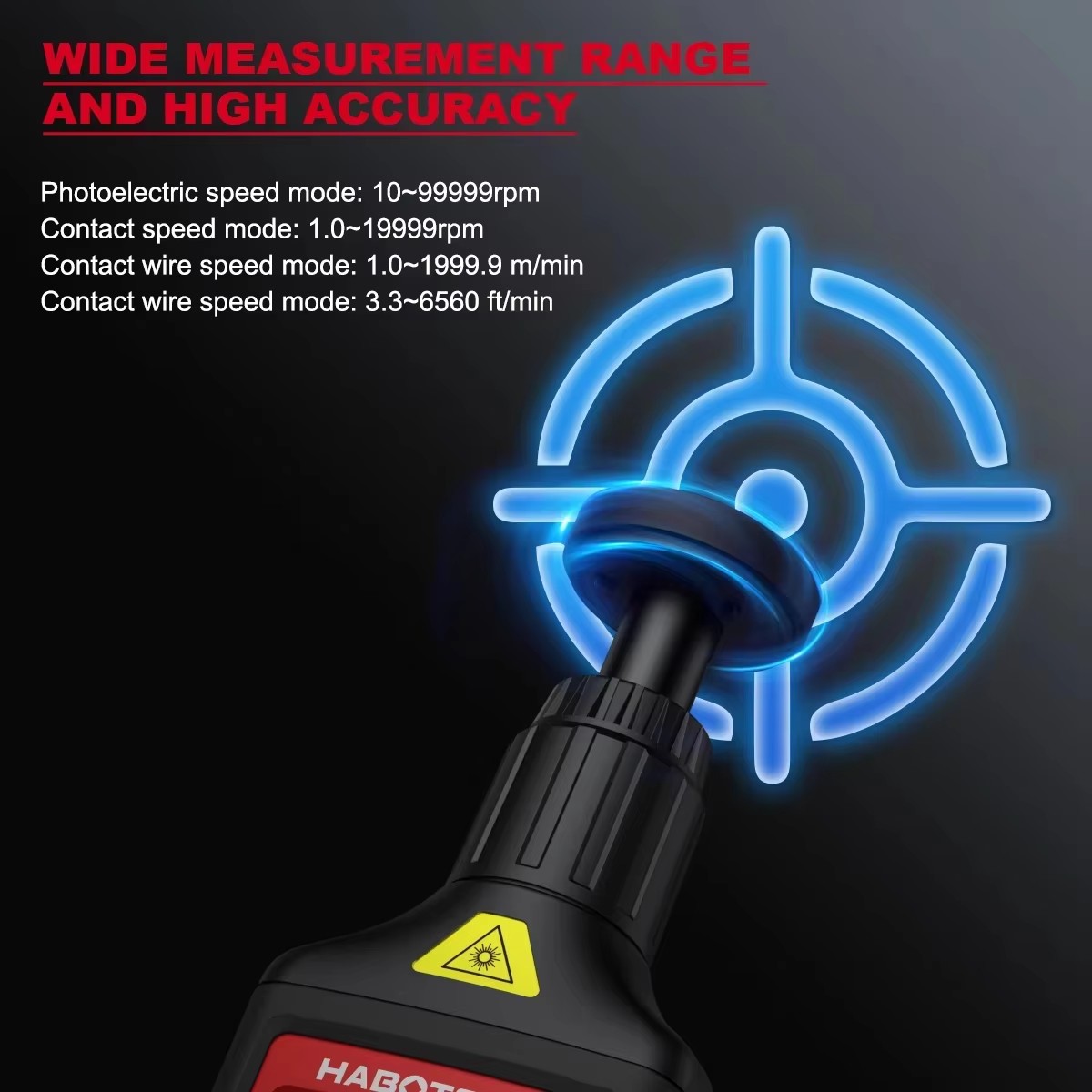 HABOTEST HT671 เครื่องวัดความเ - Industrial Laser Tachometer บทวิจารณ์และราคา