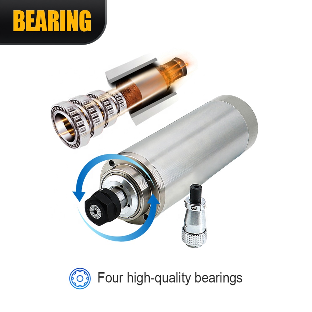 มอเตอร์แกนหมุน 220V ER20 2.2kw - Cnc Spindle Motor บทวิจารณ์และราคา