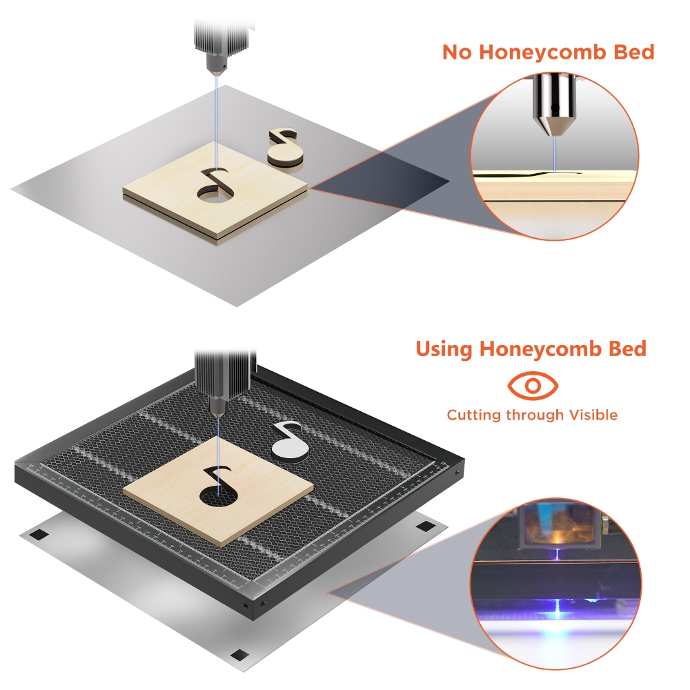 ACMER ทํางานตาราง Universal Ho - Industrial Laser Cutting บทวิจารณ์และราคา