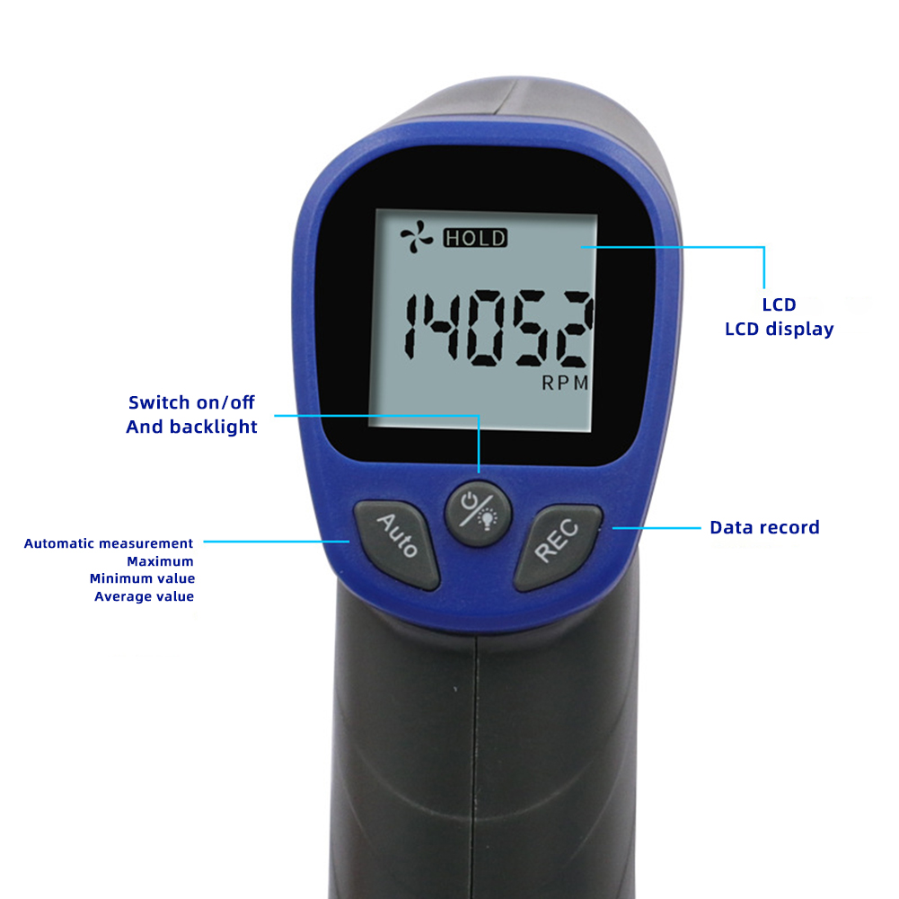 เครื่องวัดความเร็วเลเซอร์อินฟร - Industrial Laser Tachometer บทวิจารณ์และราคา