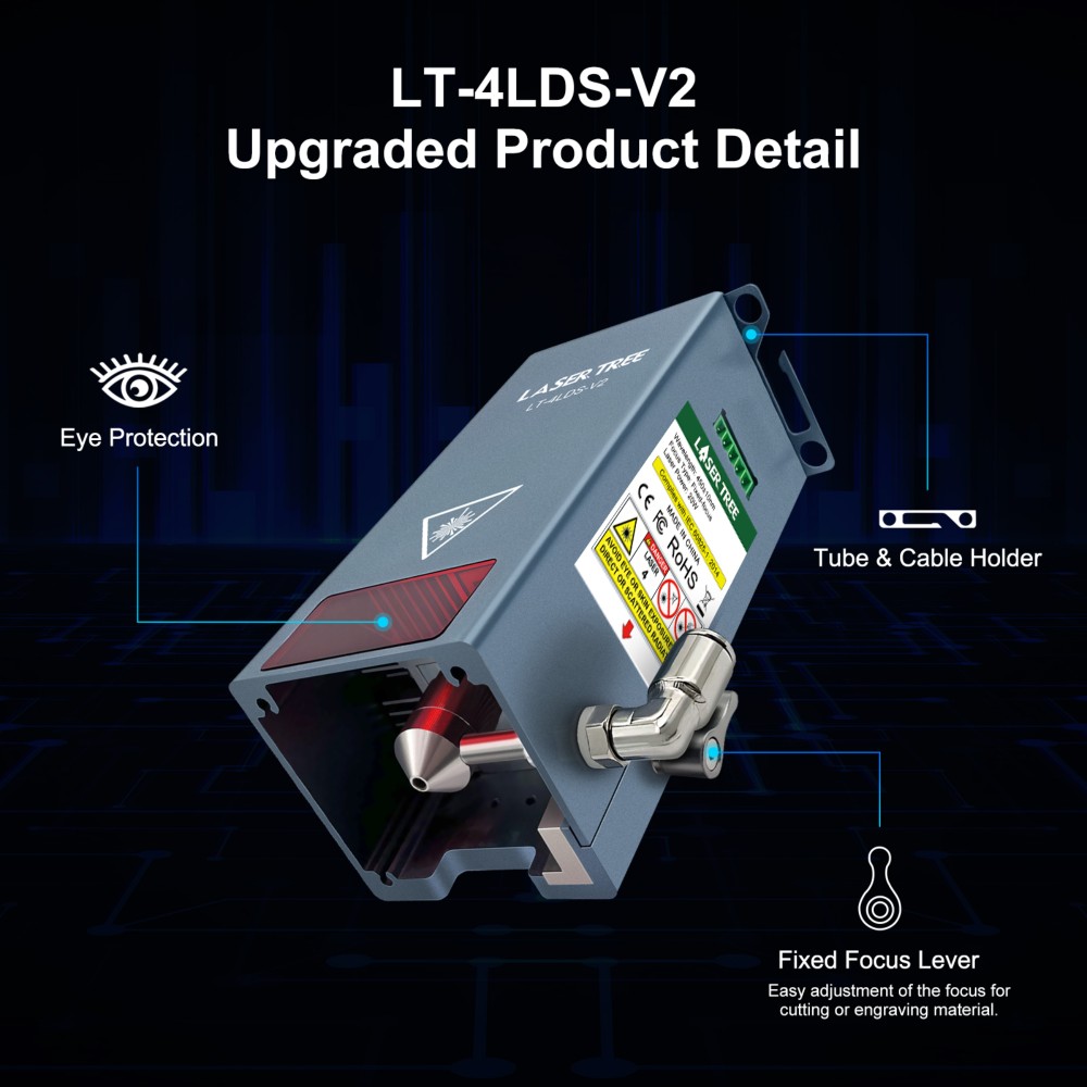 โมดูลเครื่องแกะสลักเลเซอร์กำลั - Diode Laser Module บทวิจารณ์และราคา