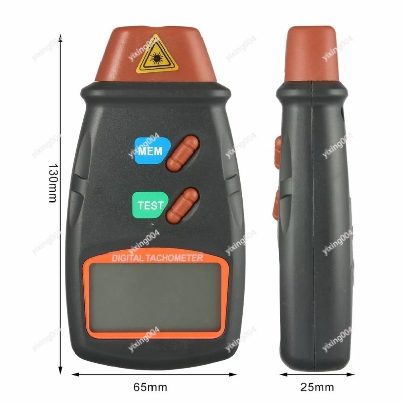 เครื่องวัดความเร็วแบบดิจิตอลด้ - Industrial Laser Tachometer บทวิจารณ์และราคา
