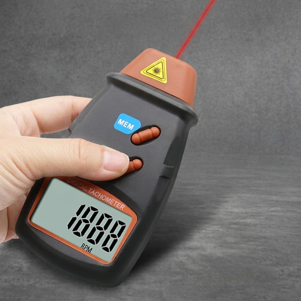 เครื่องวัดความเร็วรอบด้วยเลเซอ - Industrial Laser Tachometer บทวิจารณ์และราคา