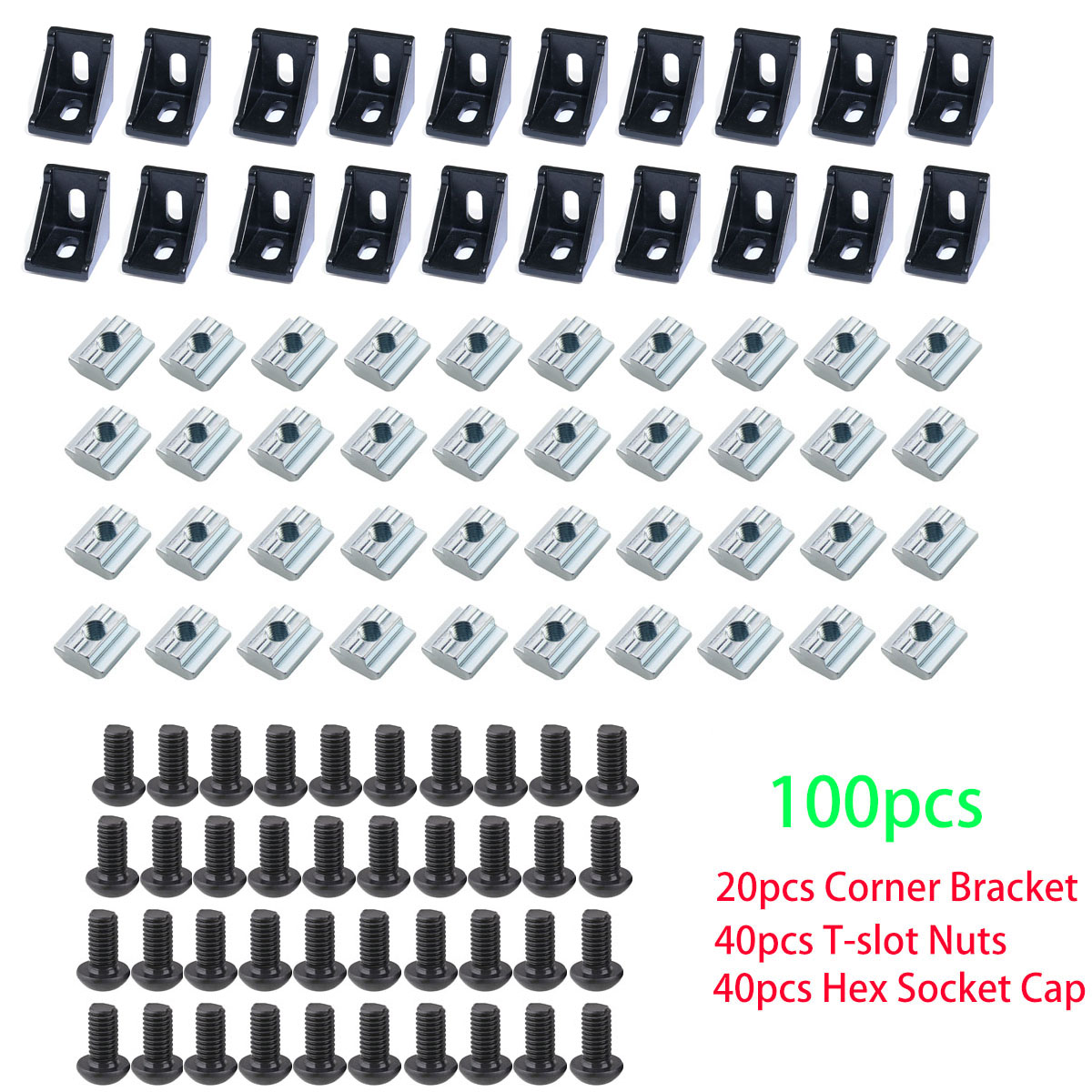 100pcs 2020 โปรไฟล์อลูมิเนียมช - Aluminum T-Slot Profile บทวิจารณ์และราคา