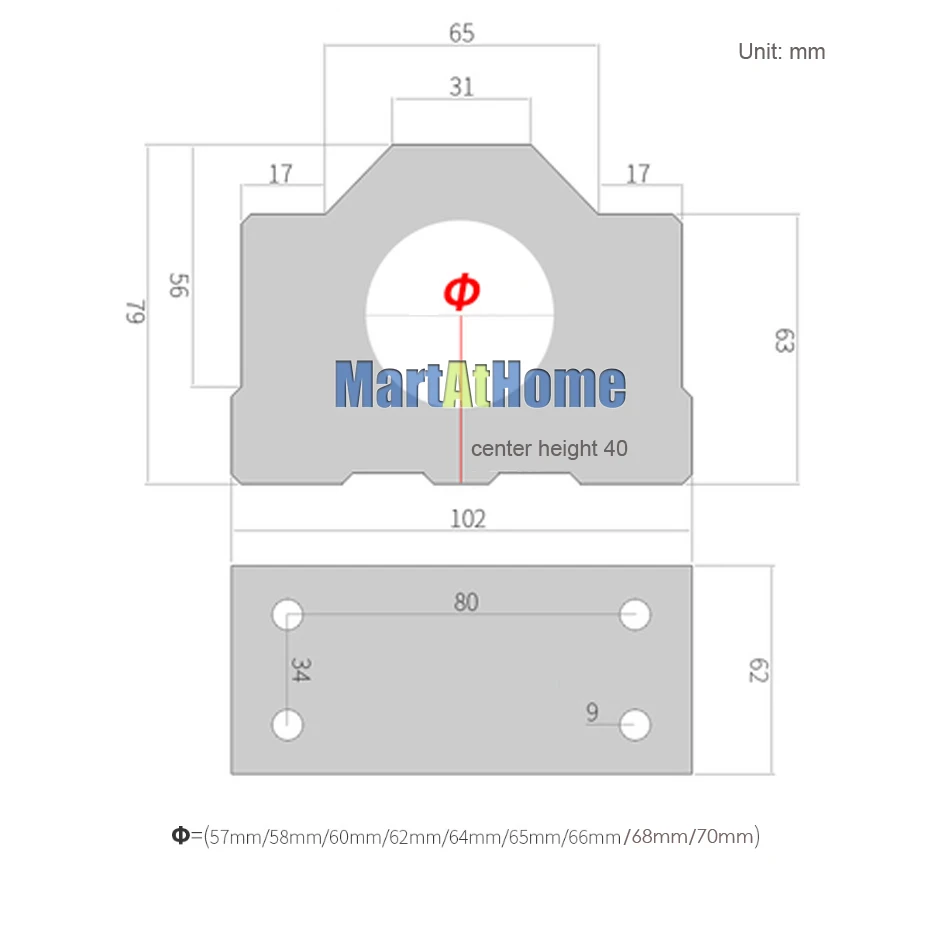 ARGEDO 57 มม.~ 70 มม.แกนมอเตอร - Cnc Spindle Motor บทวิจารณ์และราคา