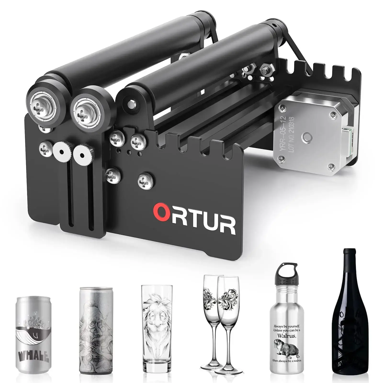 ORTUR เลเซอร์โรตารี Roller เคร - Rotary Axis Laser Engraver บทวิจารณ์และราคา