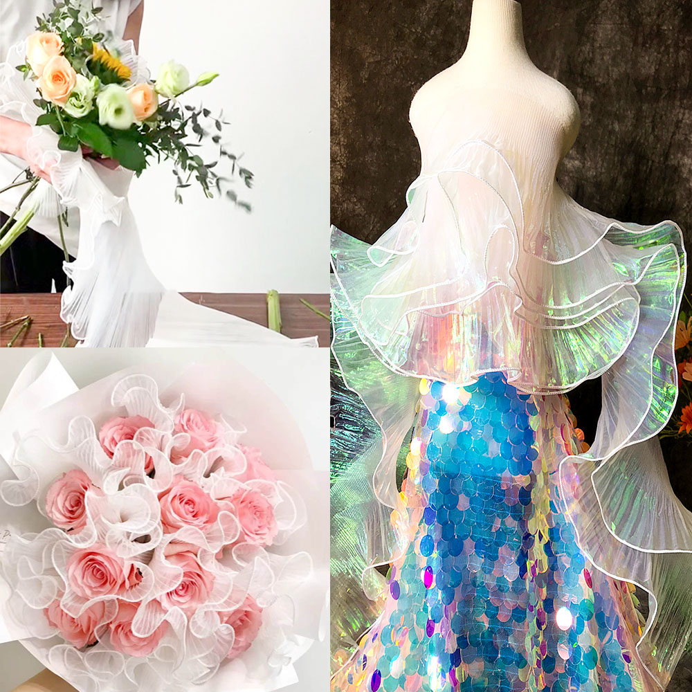 ลูกไม้ Trim Organza ผ้า Mermai - Industrial Laser Welding บทวิจารณ์และราคา