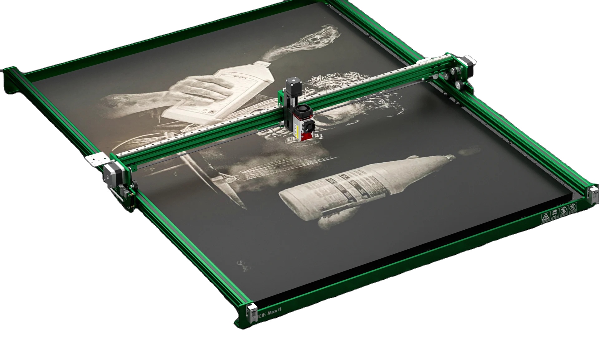 เครื่องแกะสลักเลเซอร์ NEJE Max - Industrial Laser Engraver For Wood บทวิจารณ์และราคา