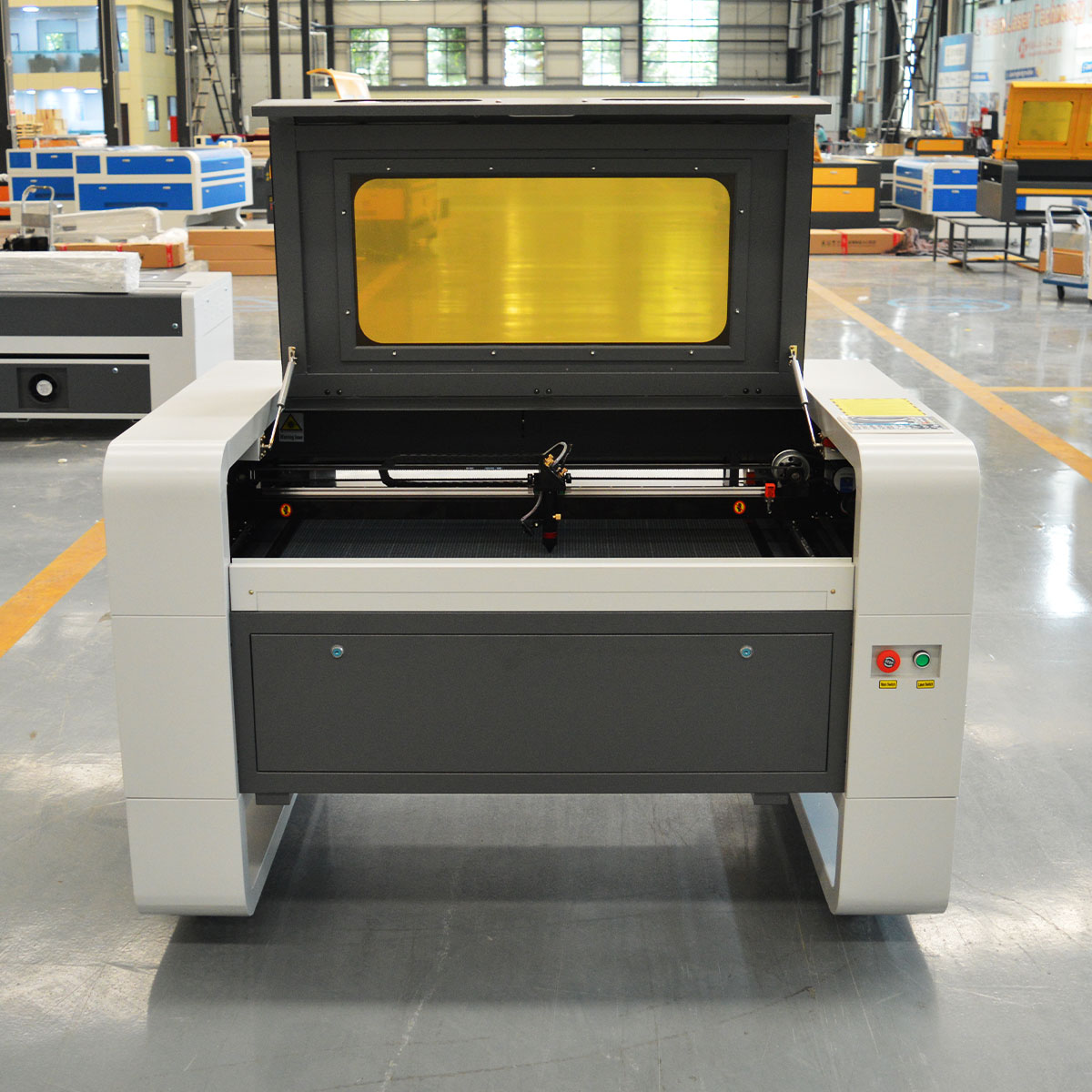 เครื่องตัดเลเซอร์อุตสาหกรรม 60 - Industrial Laser Engraver For Wood บทวิจารณ์และราคา