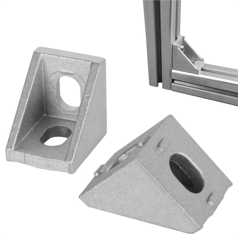 ฉากยึดมุม2020 40ชิ้นตัวยึดมุมอ - Aluminum T-Slot Profile บทวิจารณ์และราคา