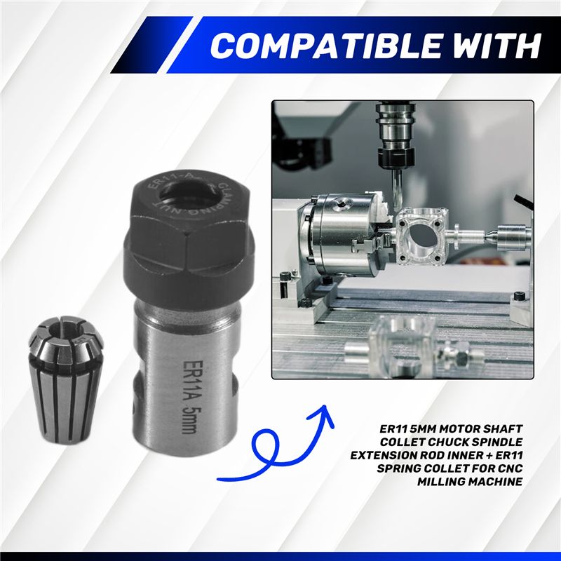 แกนต่อเพลามอเตอร์ Er11 5 มม. พ - Cnc Spindle Motor บทวิจารณ์และราคา