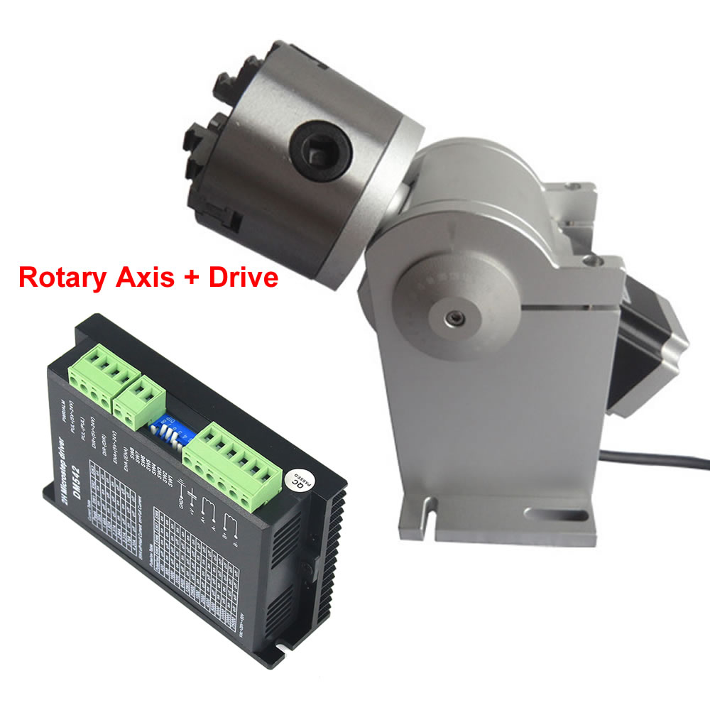 3 กรงเล็บแกนหมุน 80mm Chuck 3  - Rotary Axis Laser Engraver บทวิจารณ์และราคา